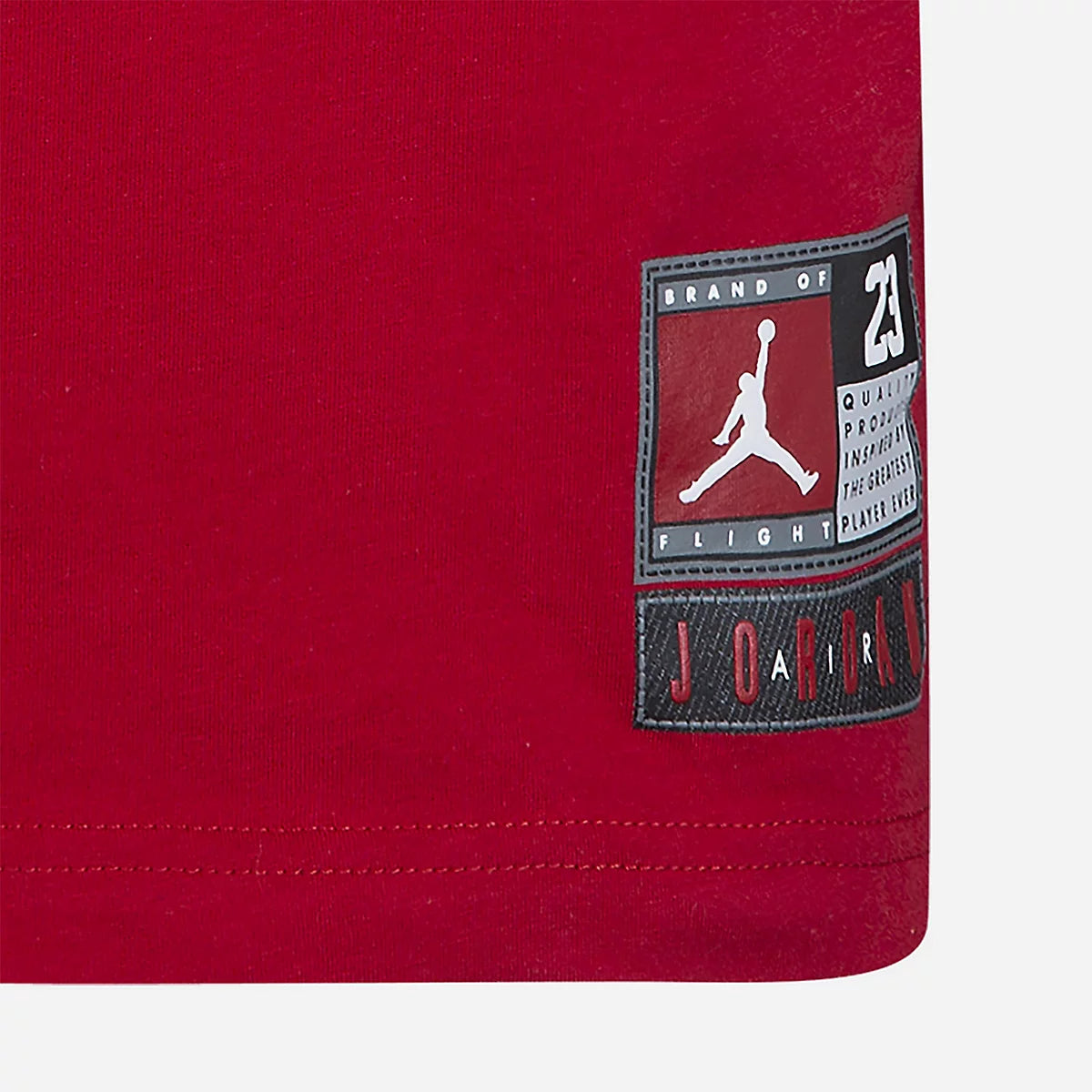 Tee-shirt à manches courtes garçon PRACTICE FLIGHT Rouge et noir